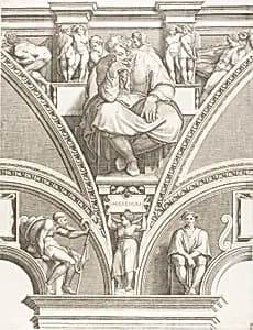 The Prophet Jeremiah by Giorgio Ghisi