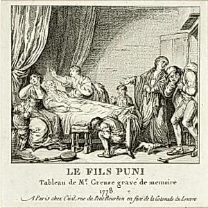 The Punished Son by Jean Michel Moreau