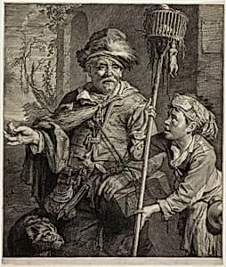 The Rat Catcher by Cornelis Visscher