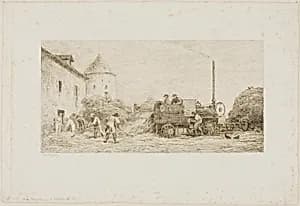 The Reaping Machine by Charles François Daubigny
