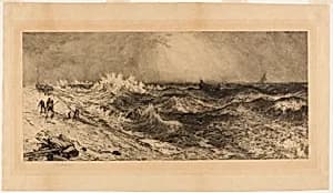 The Resounding Sea by Thomas Moran