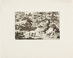 The Ruined Hut by Allaert van Everdingen