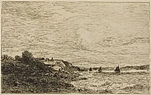 The Seine Before Honfleur by Karl Daubigny