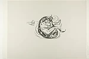 The Serpent is Killed by Edvard Munch