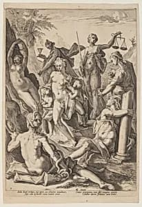 The Seven Virtues by Jacob Matham