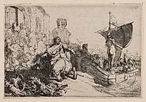 The Ship of Fortune by Rembrandt van Rijn