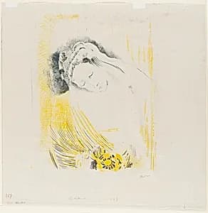 The Shulamite by Odilon Redon