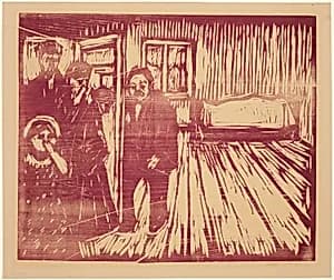 The Smell of Death by Edvard Munch