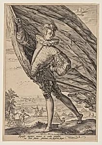 The Standard Bearer by Hendrick Goltzius
