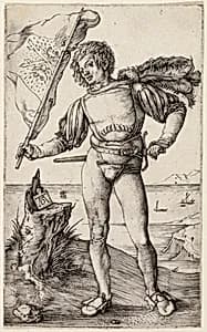 The Standard Bearer by Albrecht Dürer