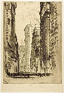 The Stock Exchange by Joseph Pennell
