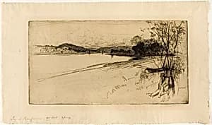 The Tay at Kinfauns by David Young Cameron