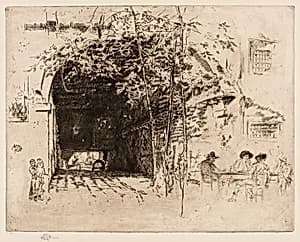 The Traghetto, No. 2 by James McNeill Whistler