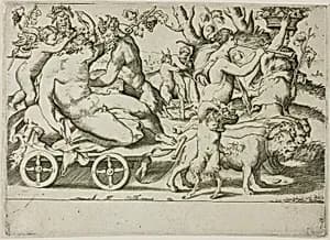 The Triumph of Bacchus by Giulio Bonasone
