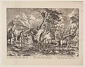 The Triumph of Time by Philips Galle