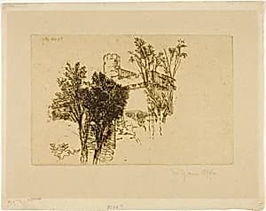 The Turret by Francis Seymour Haden