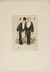The Two Dandies by Jean Louis Forain