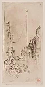 The Venetian Mast by James McNeill Whistler
