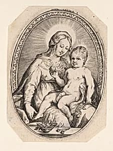 The Virgin and Child by Jacob Matham