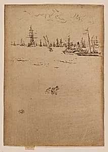 The Visitors' Boat by James McNeill Whistler