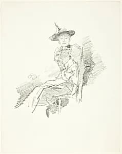 The Winged Hat by James McNeill Whistler