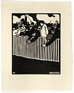 The Winner by Félix Edouard Vallotton