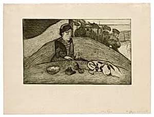 The Woman with Figs by Paul Gauguin