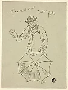 Three Card Trick, Epsom by Philip William May