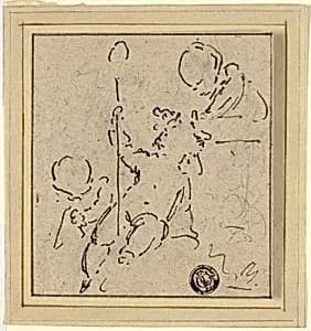 Three Putti by Jacob de Wit