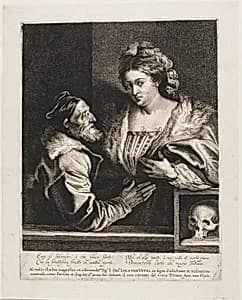 Titian and His Mistress by Anthony van Dyck