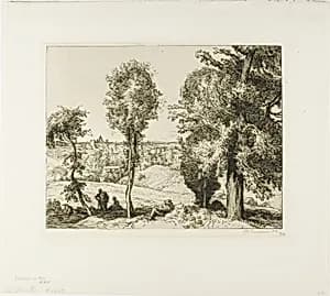 To Gentilly by Louis Auguste Lepère