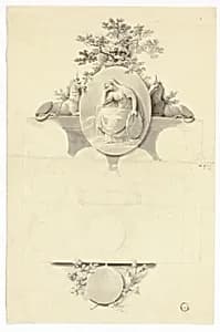 Tomb Monument and Detail by John Bacon, the elder