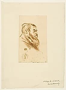 Tristan Bernard by Henri de Toulouse-Lautrec