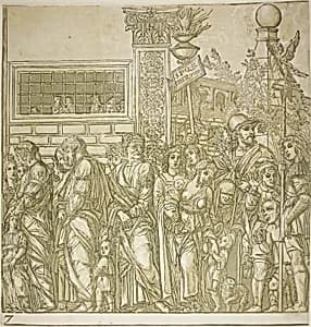 Triumph of Caesar by Andrea Andreani