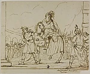 Triumph of Mordecai by Giuseppe Piattoli