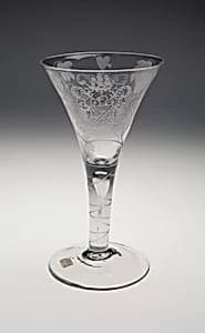 Trumpet Wine Glass by Unknown