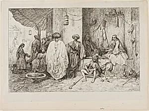 Turkish Guard House by Alexandre Gabriel Decamps