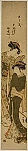 Two Courtesans by Isoda Koryusai