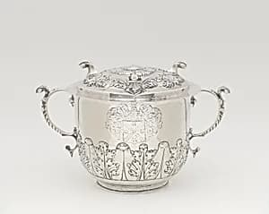 Two-Handled Covered Cup by Cornelius Kierstede
