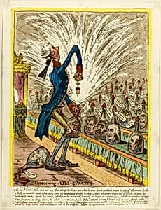 Uncorking Old Sherry by James Gillray