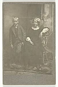 Untitled (boy and girl) by Unknown