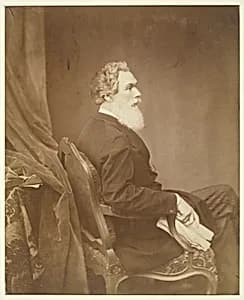 Untitled (Man in Chair, Profile) by Antoine Samuel Adam-Salomon