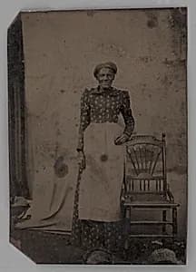 Untitled (Portrait of a Standing Woman) by Unknown Maker