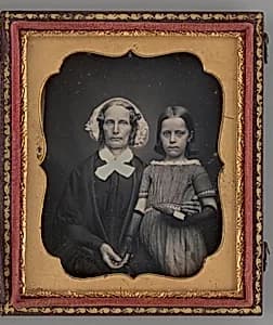 Untitled (Portrait of a Woman and a Girl) by Unknown Maker