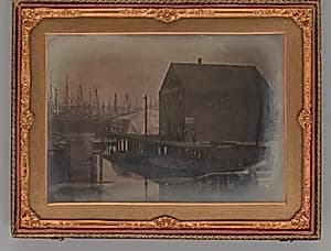 Untitled (Warehouse on Wharf) by Carleton Watkins