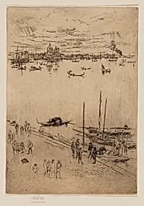 Upright Venice by James McNeill Whistler