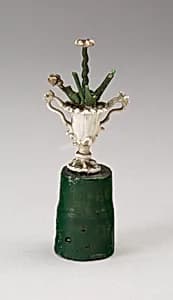 Urn with Flowers by Unknown