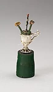 Urn with Flowers by Unknown