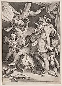 Venus and Mercury by Jan Harmensz. Muller