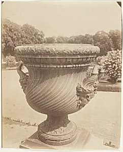 Versailles, Vase par Ballin by Jean-Eugène-Auguste Atget